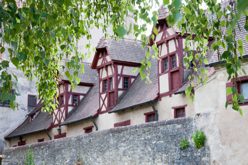 Fototapeta na wymiar Stadt und Schloss Harburg, Bayern