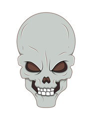 Spooky Vector Skull