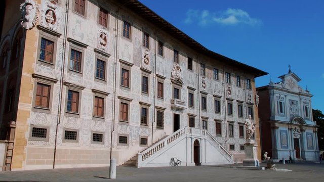 Beautiful Cavalieri Square in Pisa called Piazza dei Cavalieri