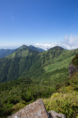 Naklejka premium 石鎚山（愛媛県）