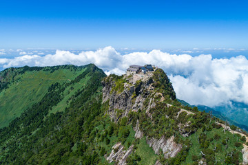 石鎚山（愛媛県）　空撮