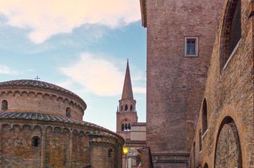 Fototapeta na wymiar The historic places of Mantova