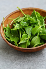 Salad leaves fod healthy food and smoothie