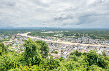 Fisherman village in Chumphon