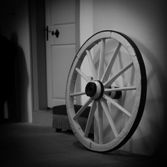 Am Wagen-Rad drehen