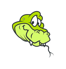 Cartoon Snake Face