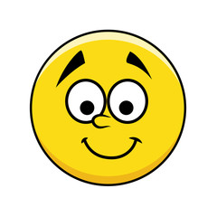 Cute Happy Smiley Vector