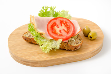 Belegtes Brötchen