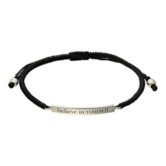Fototapeta premium Silver bracelet, isolated on white a background