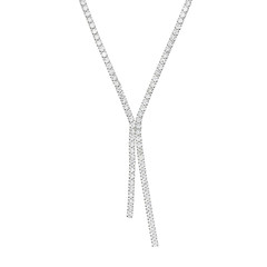 Silver pendant isolated on white