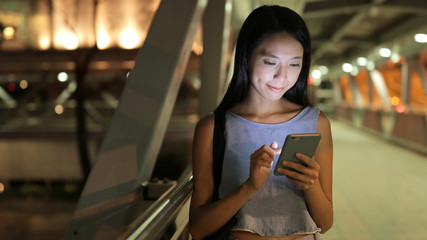 Young woman using mobile phone