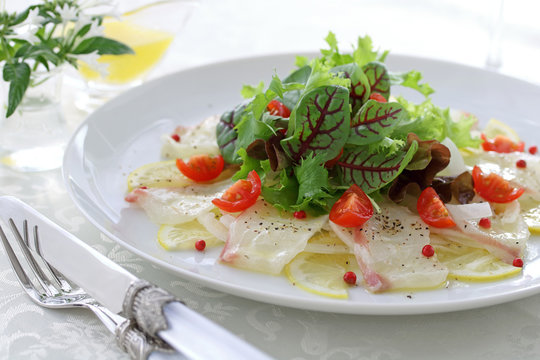 鯛のカルパッチョ