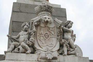 Fototapeta na wymiar Monumento de Arganzuela - Madrid RIO