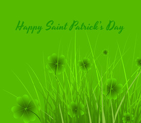 Fototapeta premium Patrick�s Day Floral Background