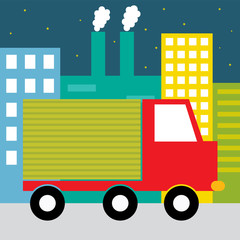 Truck and the city design