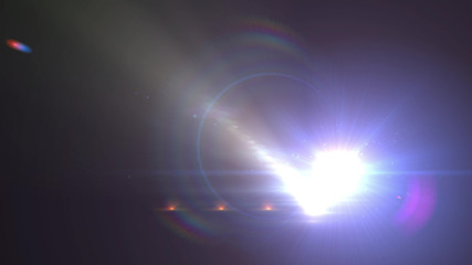 Abstract star and flying saurcer