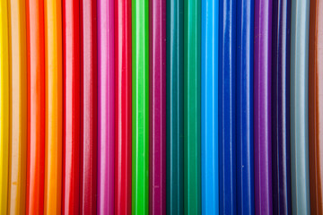 Obraz premium Color pencils isolated on white background