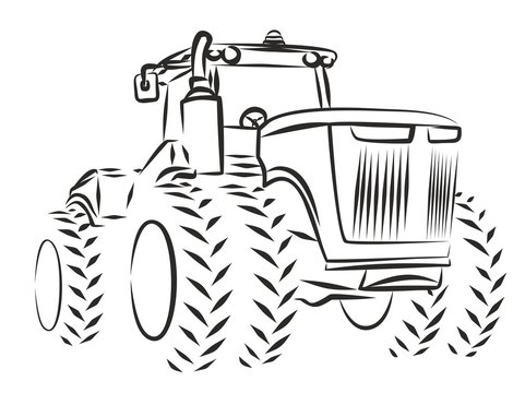 Tractor Sketch.