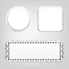 Vintage paper frames