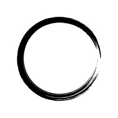 Grunge circle brush