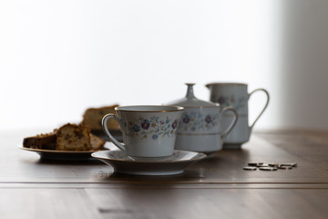 Tea & Cake Break on China Tea Set