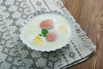 Polish Sour rye soup