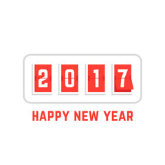 happy new year with 2017 scoreboard