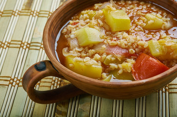 Bulgurl Kabak Yemegi