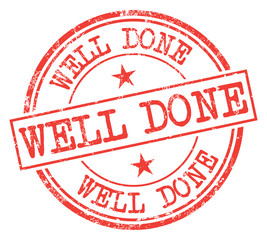 Well Done Stamp