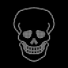 Pixel Icon - Totenschädel
