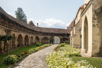 Obraz premium Fortified church in Cisnadie, Romania