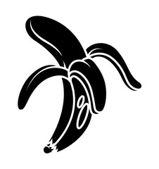 Banana Vector Silhouette