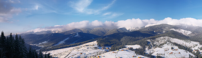 Panorama mountain slope