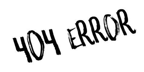 404 Error rubber stamp. Grunge design with dust scratches. Effects can be easily removed for a clean, crisp look. Color is easily changed.