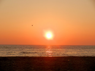 Sonnenuntergang - Abendrot Strand 3