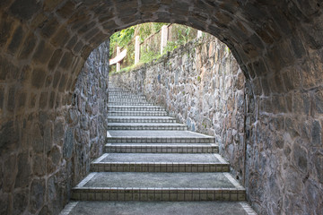 tunnel stairs