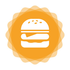 App Icon gelb - Hamburger