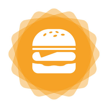 App Icon gelb - Hamburger