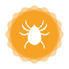 App Icon gelb - Zecke