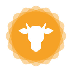 App Icon gelb - Rinderkopf