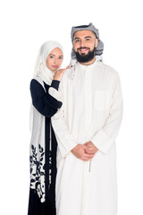 muslim couple in traditional clothing