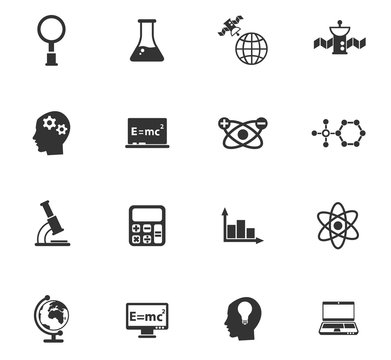 scince icon set
