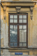 Old window in Bucharest