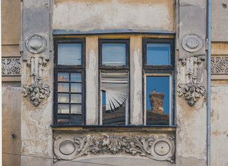 Old window in Bucharest