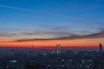 Fototapeta na wymiar Bucharest - night view