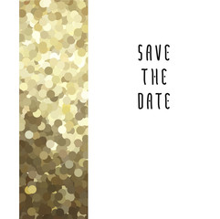Save the date vector card