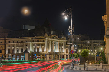 Bucharest night scene