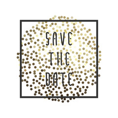 Save the date vector illustration