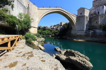 Old bridge in Mostar, Bosnia and Herzegovina