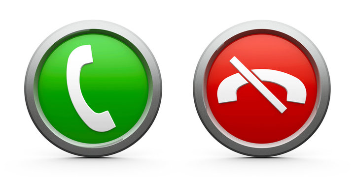 Icons phone answer & decline